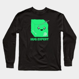 Hug Expert Gelatinous Cube Cute Monster Long Sleeve T-Shirt